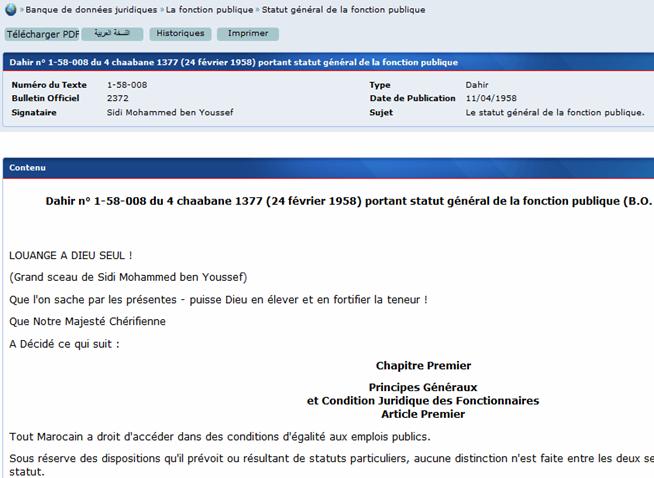 Détails textes de loi
